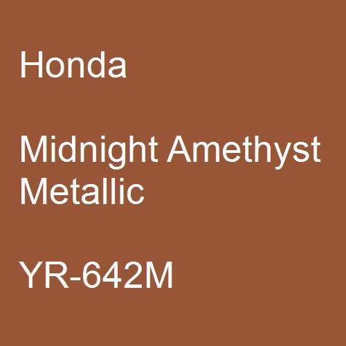 Honda, Midnight Amethyst Metallic, YR-642M.